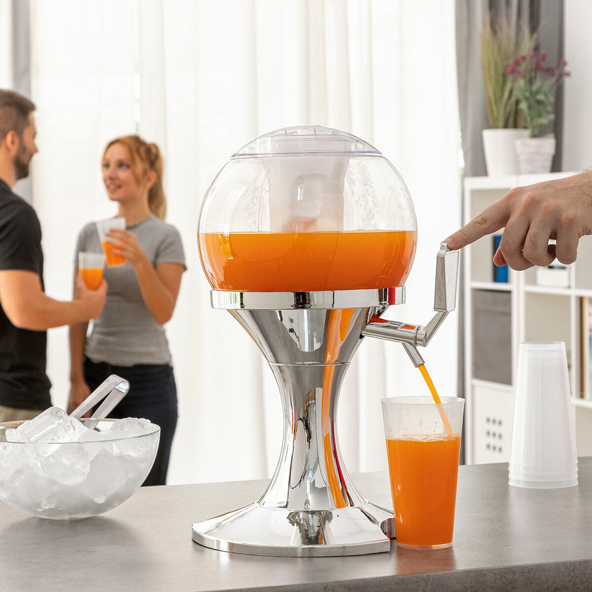 Beer Cooler Dispenser Pack InnovaGoods and 2 Roll-Up Sunglasses Sunfold France