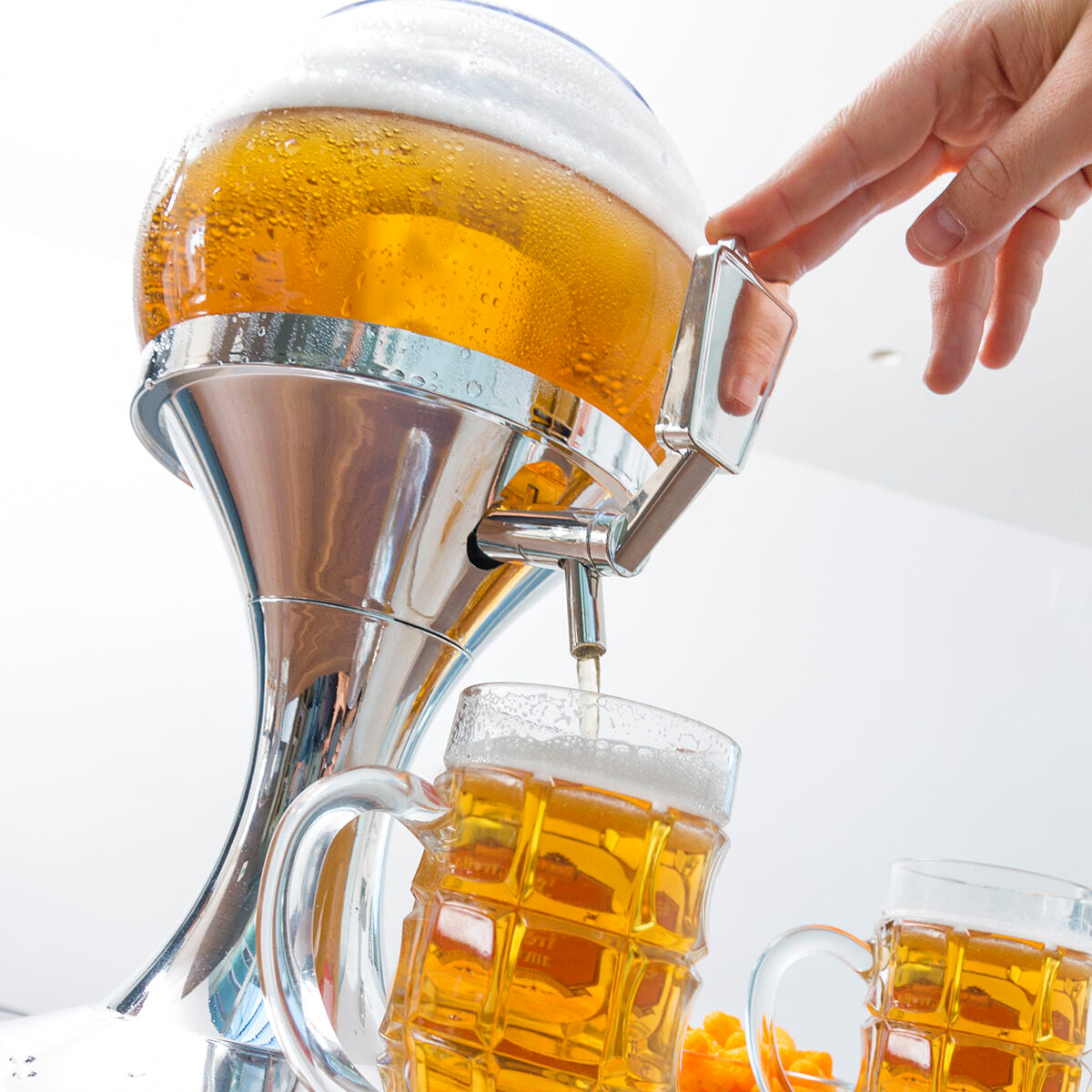 Beer Cooler Dispenser Pack InnovaGoods and 2 Roll-Up Sunglasses Sunfold France