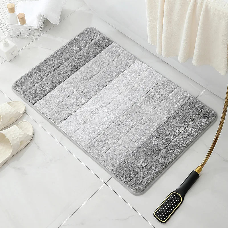 Luxury Bathroom Rugs Non Slip Ultra Water Absorbent Quick Dry Machine Washable For Bathroom Bedroom Living Room Door Mat