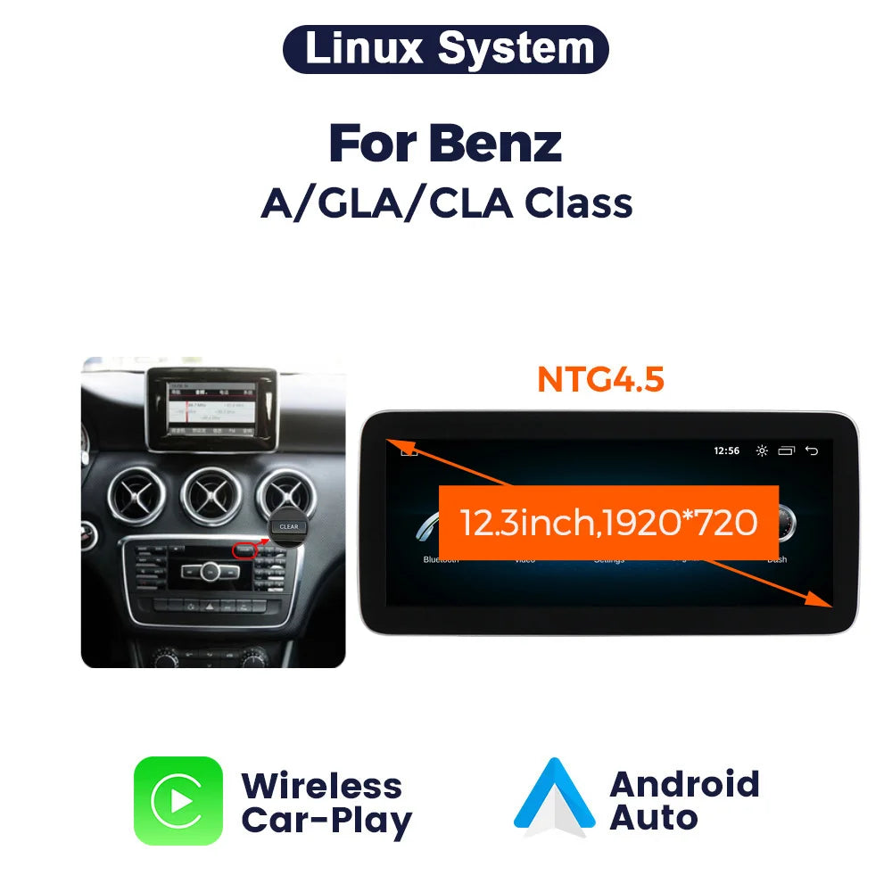 Android 14 Wireless CarPlay Car Radio