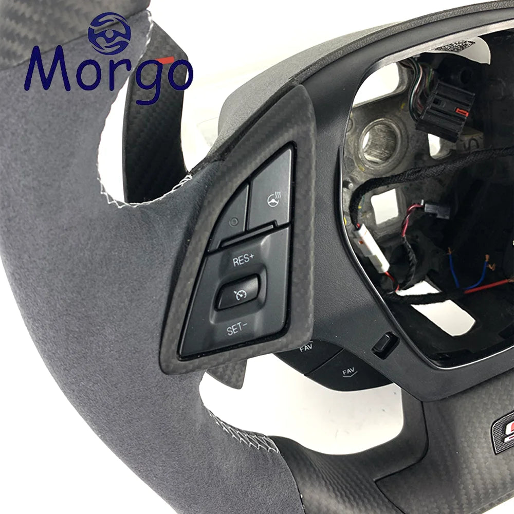 Car accessories for Chevrolet Customized matte Carbon Fiber Steering Wheel fit for Chevrolet Camaro SS Convertible Zl1 2016-2022