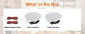 Herdio 8 Inch Ceiling Speakers 400 Watts Flush Mount Crisp Sound for Home Theater Living Room Office Covered Patio