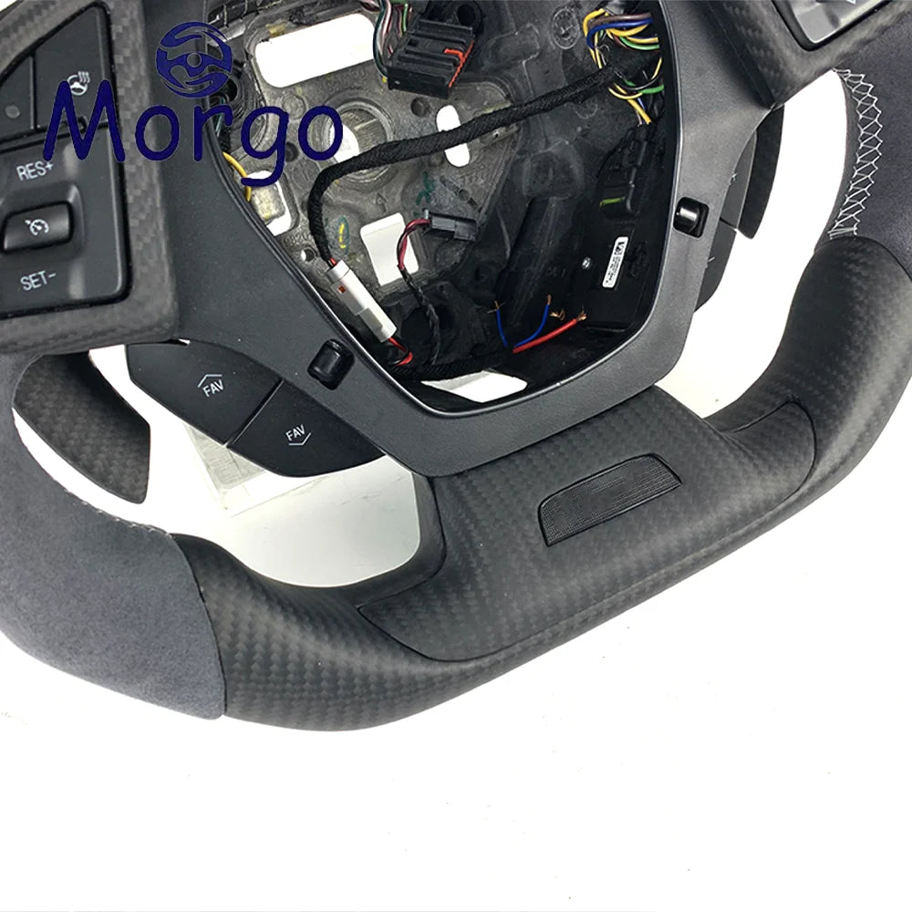 Car accessories for Chevrolet Customized matte Carbon Fiber Steering Wheel fit for Chevrolet Camaro SS Convertible Zl1 2016-2022