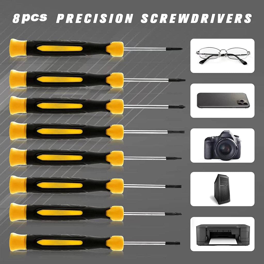 131Pcs Magnetic Screwdriver Set Repair Tool Precision Screwdriver Set Nut Driver And Bit Set Hex Wrench Kit With Storage Rack