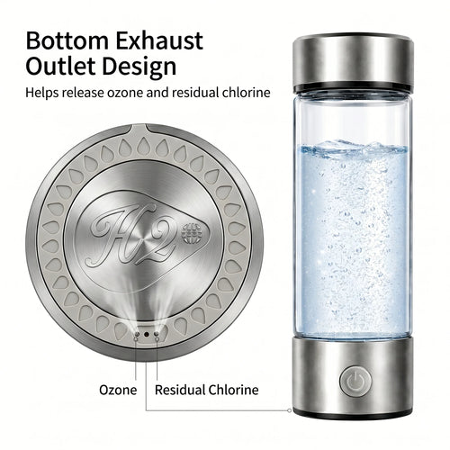 Bouteille de générateur d'eau hydrogénée portable 12000PPB SPE PEM, tasse ioniseur alcaline rechargeable, article de boisson sain pour la maison et les voyages