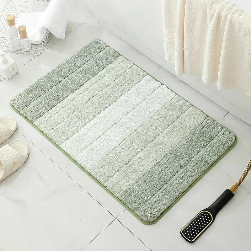 Luxury Bathroom Rugs Non Slip Ultra Water Absorbent Quick Dry Machine Washable For Bathroom Bedroom Living Room Door Mat