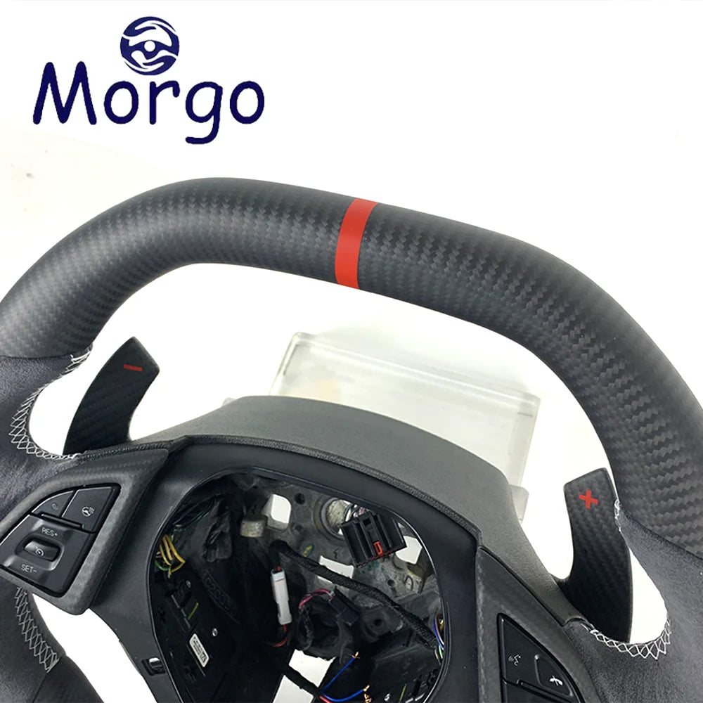 Car accessories for Chevrolet Customized matte Carbon Fiber Steering Wheel fit for Chevrolet Camaro SS Convertible Zl1 2016-2022