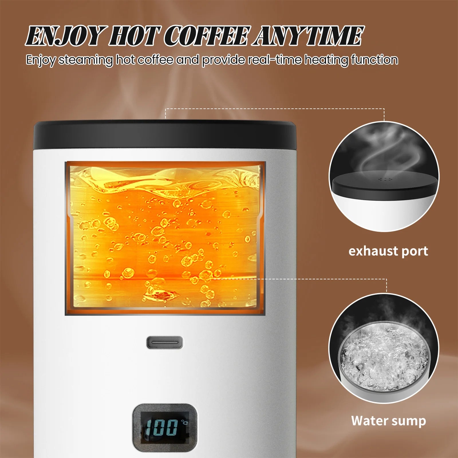 Cafetière électrique portable à capsules 3 en 1, machine à expresso sans fil, chauffe-eau à pompe, cafetière de voyage et de voiture