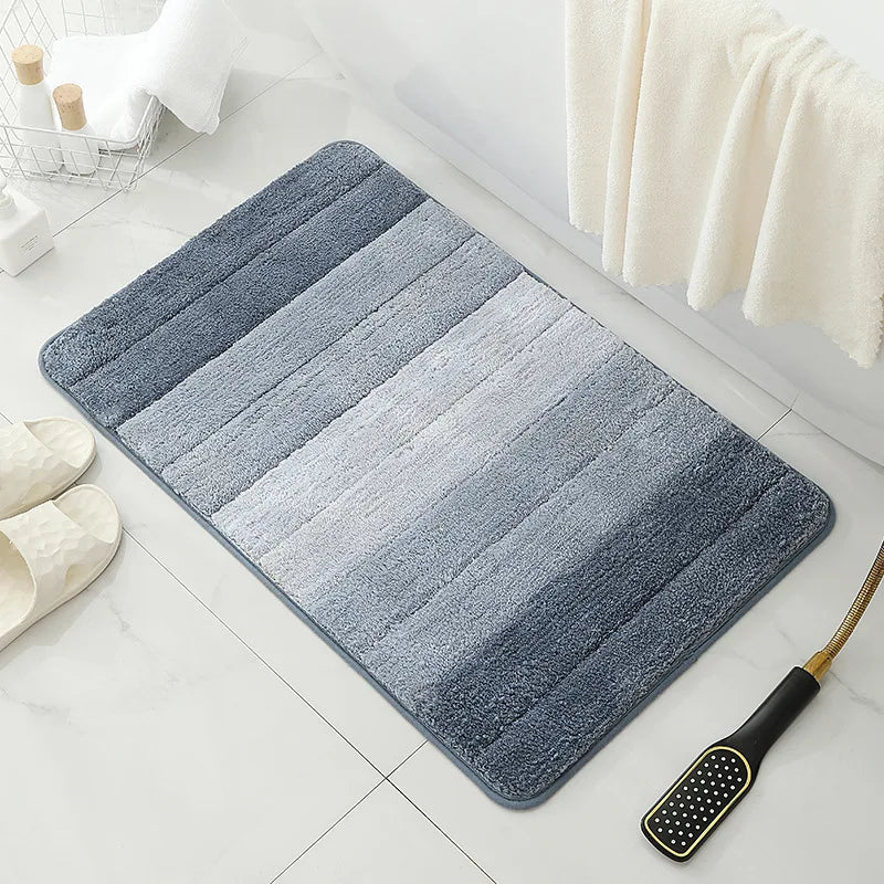 Luxury Bathroom Rugs Non Slip Ultra Water Absorbent Quick Dry Machine Washable For Bathroom Bedroom Living Room Door Mat