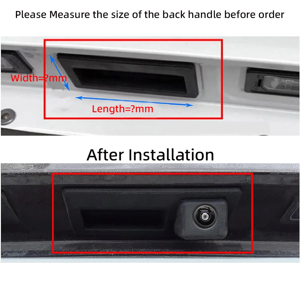 Cars Reverse Backup Trunk Handle Parking Rear Camera For Audi A4 B8 Q3 Q5 A5 A8 S5 A3 A6 C7 A7 Q7 Rearview