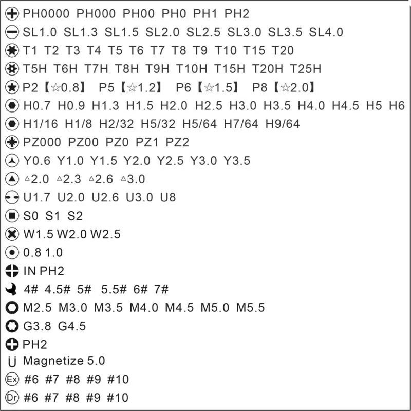115 in 1 Precision cable driver Set Multifunctional peer Tools Kit for Computer Laptop Phone MacBook House peers