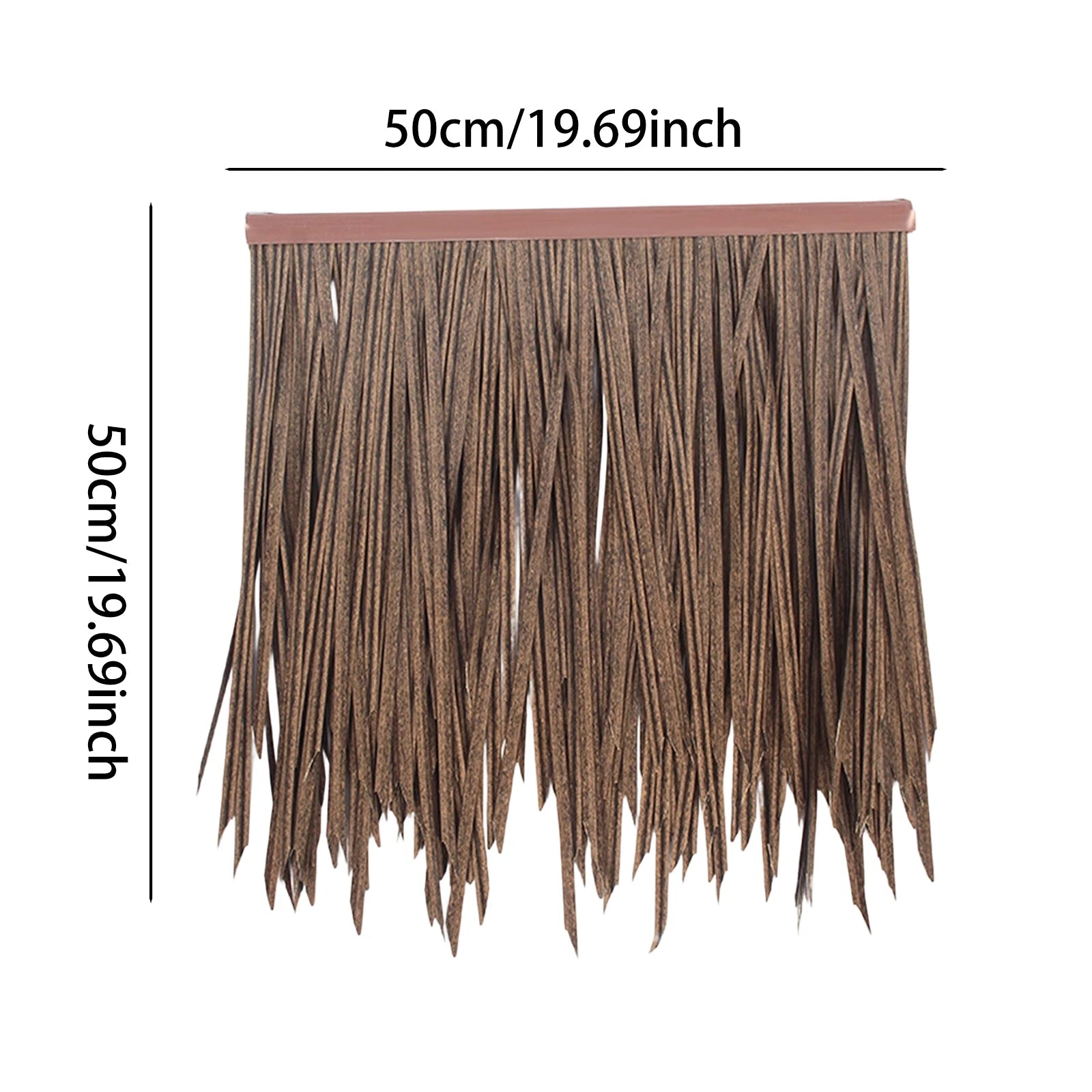 Grass Artificial Thatch Roofing for Outdoor Garden Patio Umbrella Cover 1mx50cm Straw Roof Thatch Simulation Panel Palm Thatch