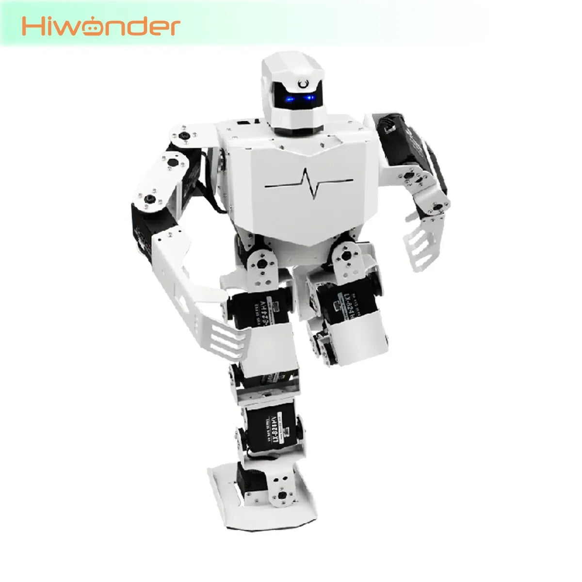 Hiwonder H5S 16DOF Humanoid Robot Singing & Dancing, Educational Programmable Bionic Robot Assembled