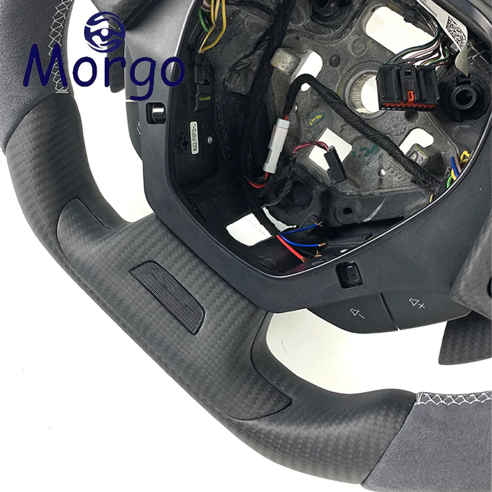 Car accessories for Chevrolet Customized matte Carbon Fiber Steering Wheel fit for Chevrolet Camaro SS Convertible Zl1 2016-2022