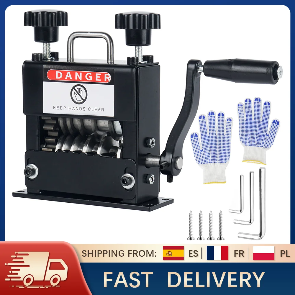Wire Stripping Machine Manual&Drill Dual-Purpose 6 Channels 5 Blades Cable Stripper Tool for 3-17mm Scrap Copper Wire Recyclin