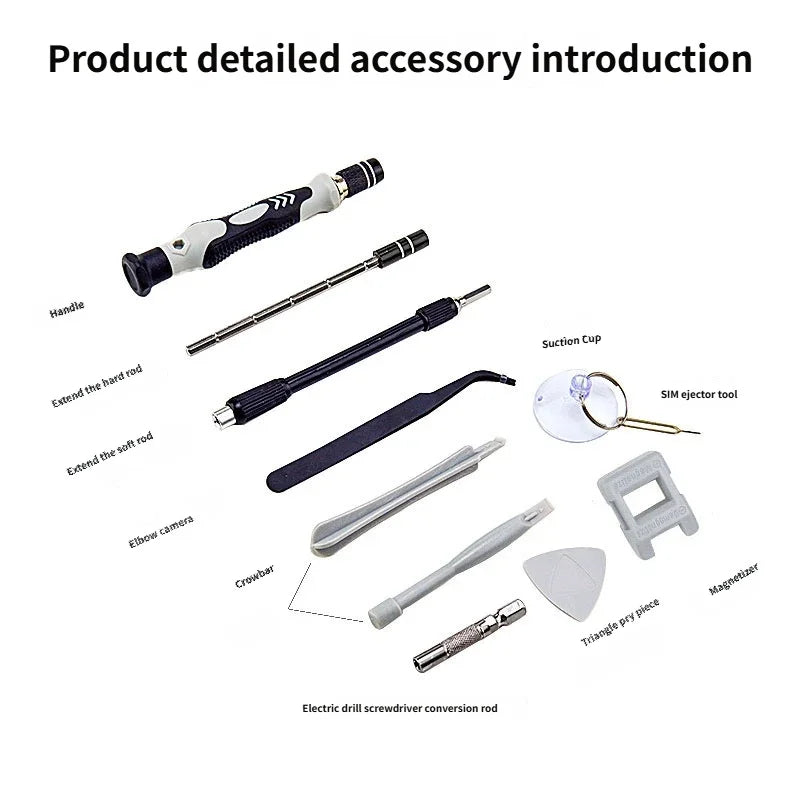 115 in 1 Precision cable driver Set Multifunctional peer Tools Kit for Computer Laptop Phone MacBook House peers