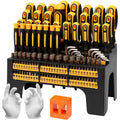 131Pcs Magnetic Screwdriver Set Repair Tool Precision Screwdriver Set Nut Driver And Bit Set Hex Wrench Kit With Storage Rack