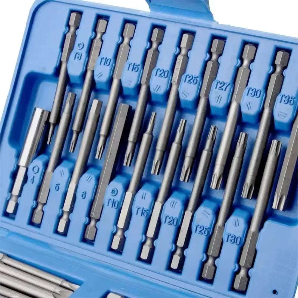 36/50Pcs Extra Long Screw Driver Bit Set with control Torx Star Hex Spline Bit Set Set Screw Driver Bit Screw