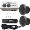 Herdio 160W Bathroom Speaker Bluetooth Audio Amplifier IPX6 Waterproof In-Wall Audio for System Kitchen Sauna Shower Spa Home