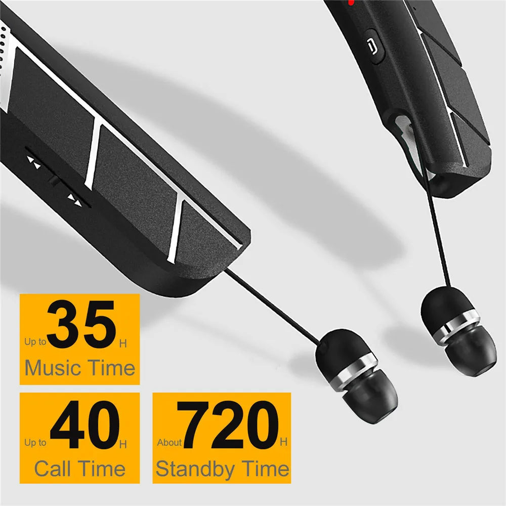 LZ-6 LZ-5 Bluetooth 5.0 Neckband Headset Wireless Earphone Speaker Headphone Waterproof Sport Headset With Mic Noise Cancelling