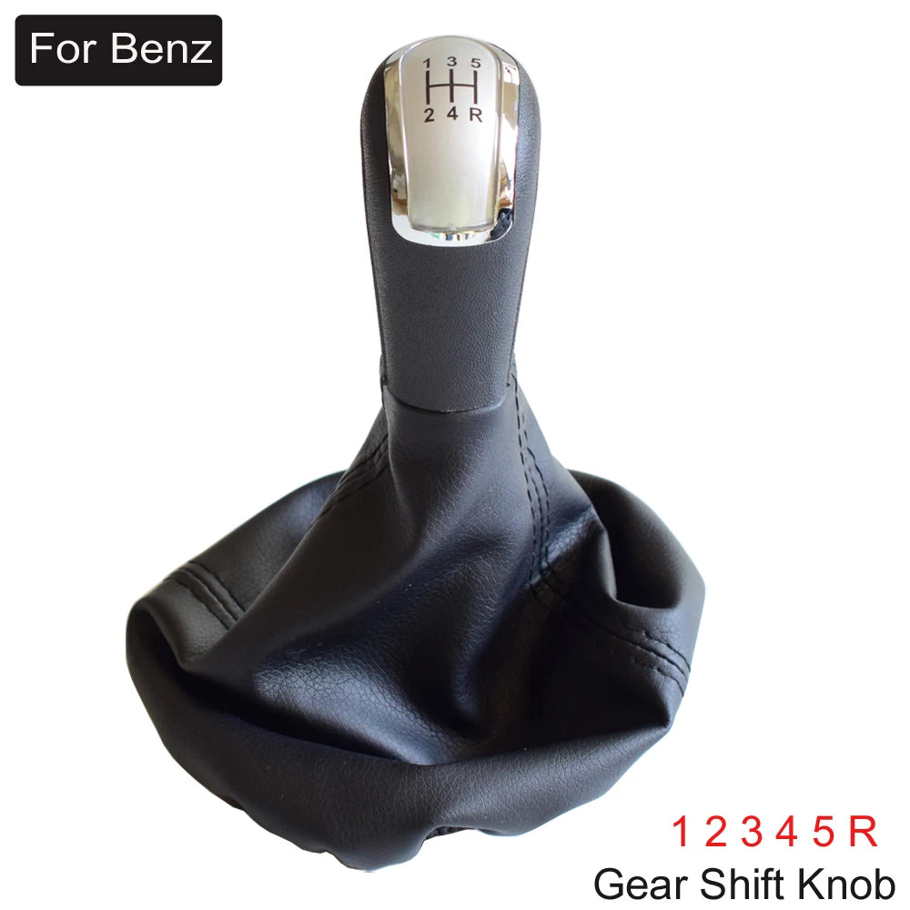 5/6 Speed Car Shift Gear Knob For Mercedes C-Class W202 W208 E-Class W210 W203 S203/W245 W169 (04-12)/W168 (97-04)