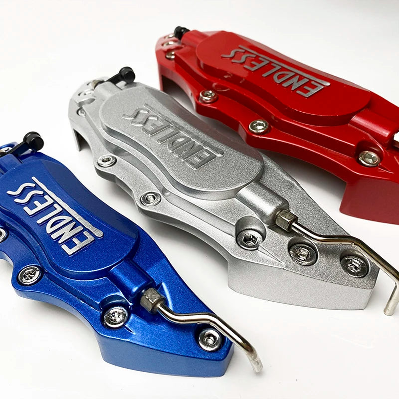 4PCS/2Pcs ENDLESS Aluminum Brake Caliper Covers Front Rear Blue Red Yellow Universal Caliper Cover Kit Decoration Car Styling
