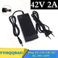 Chargeur de batterie 36V 2A Sortie 42V 2A Chargeur Entrée 100-240 VAC Chargeur Lithium Li-ion Li-polymère Pour batterie 36V 10S