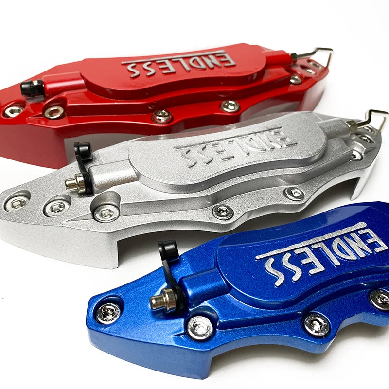 4PCS/2Pcs ENDLESS Aluminum Brake Caliper Covers Front Rear Blue Red Yellow Universal Caliper Cover Kit Decoration Car Styling