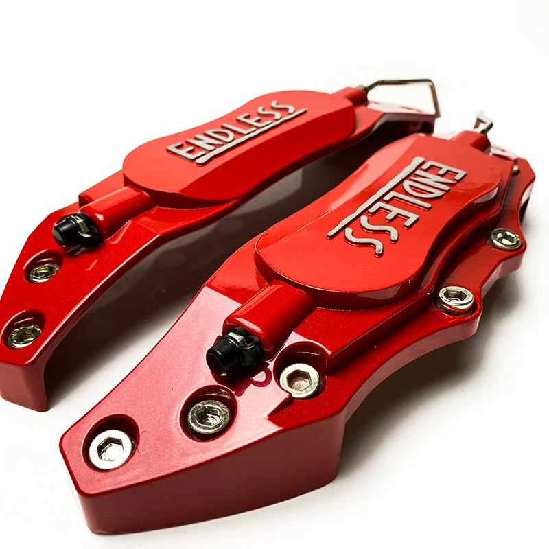 4PCS/2Pcs ENDLESS Aluminum Brake Caliper Covers Front Rear Blue Red Yellow Universal Caliper Cover Kit Decoration Car Styling
