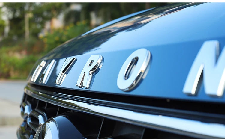 3D Metal 45mm 25mm Car Letters Alphabet Emblem Numbers Chrome Labeling Car Sticker Trunk Logo Letters Emblem For Hyundai Toyota