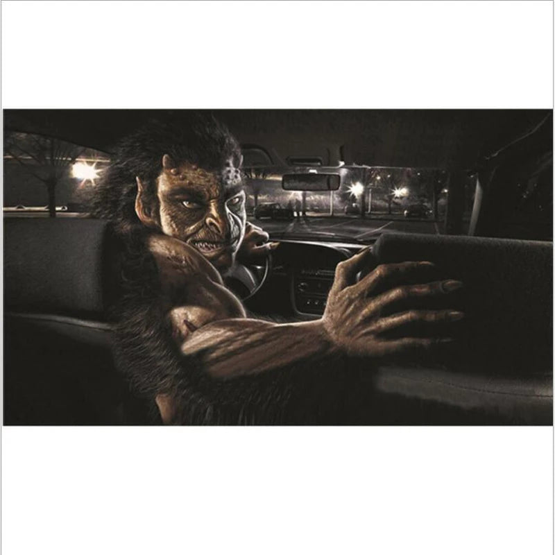 3D Rear Windshield Devil Sticker