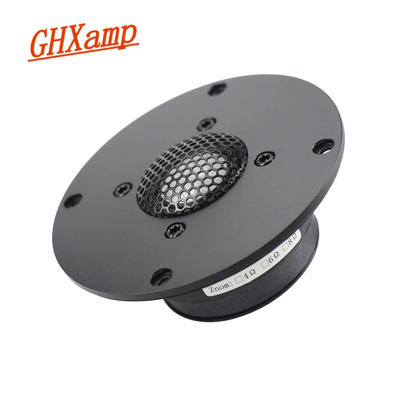GHXAMP 4 inch Tweeter Speaker Ceramic Diaphragm Silk Side Aluminum panel Treble 20W HIFI home Super tweeter 8OHM 45KHZ 93dB 1PCS