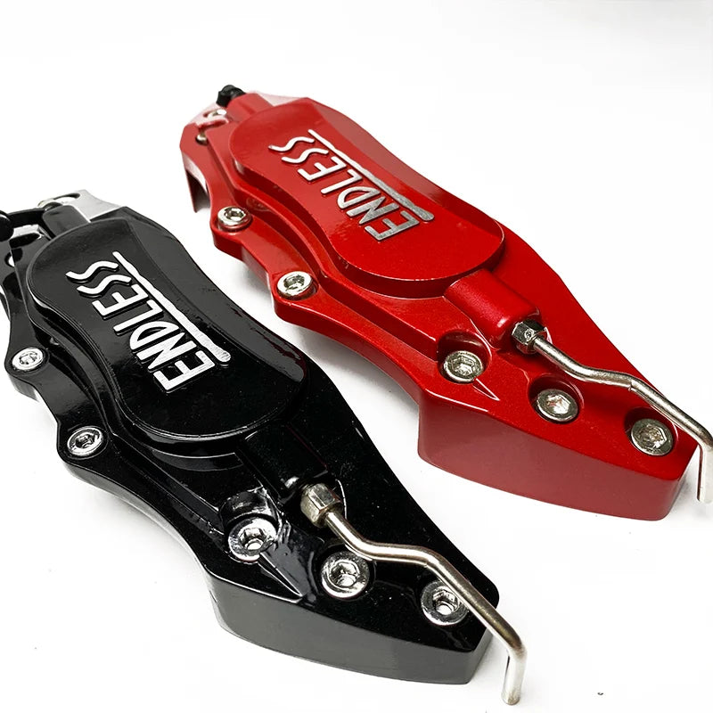 4PCS/2Pcs ENDLESS Aluminum Brake Caliper Covers Front Rear Blue Red Yellow Universal Caliper Cover Kit Decoration Car Styling