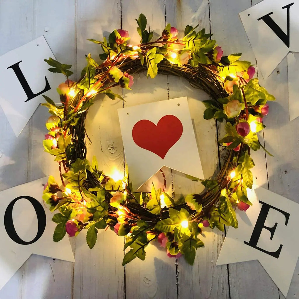 1pc 2m Rose Artificial Flower Garland White for Wedding Home Decoration Spring Autumn Garden Arch Decor DIY Fake Flowers Vine