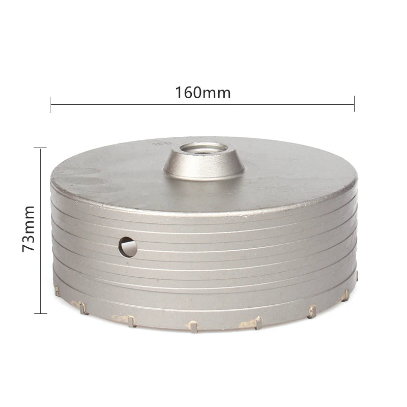 110-500mm SDS PLUS Shank 30-160mm Concrete Hole Saw Electric Hollow Core Drill Bit Cement Stone For Air Conditioner Tube
