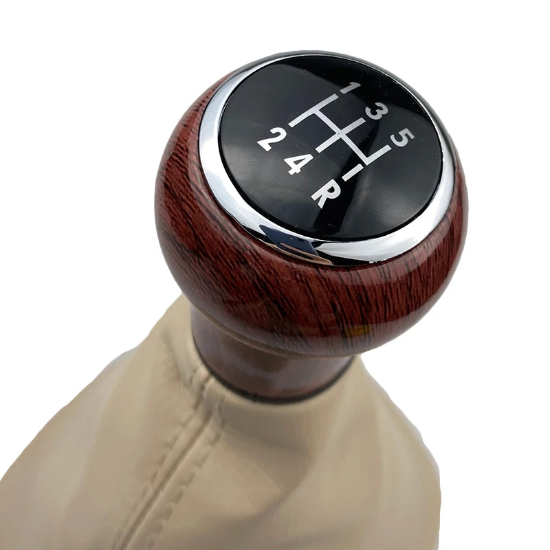 For VW Passat B5 b5.5 1997 1998 1999 2000 2001 2002 2003 2004 2005 Car-Styling 5/6 Speed Gear Shift Knob PU Leather Boot Case