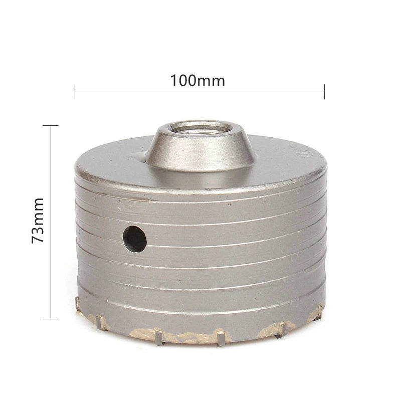 110-500mm SDS PLUS Shank 30-160mm Concrete Hole Saw Electric Hollow Core Drill Bit Cement Stone For Air Conditioner Tube