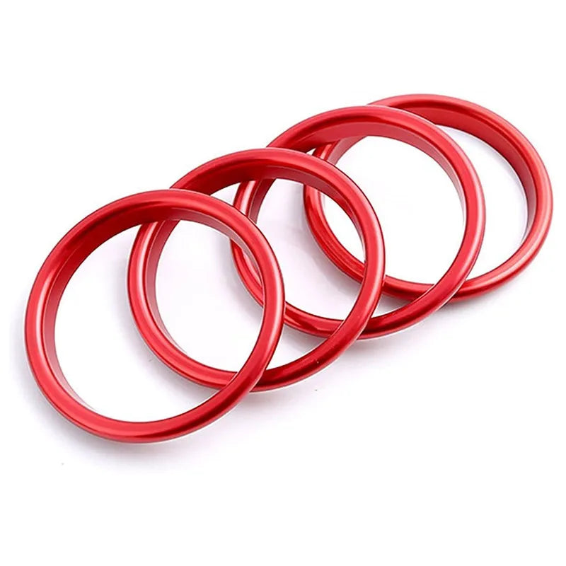 Car Air Center Console Outlet Trim Inner Ring Cover Styling For Audi A3 8V S3 2014-2019 Q2 2017 2018 2019 Interior Accessories