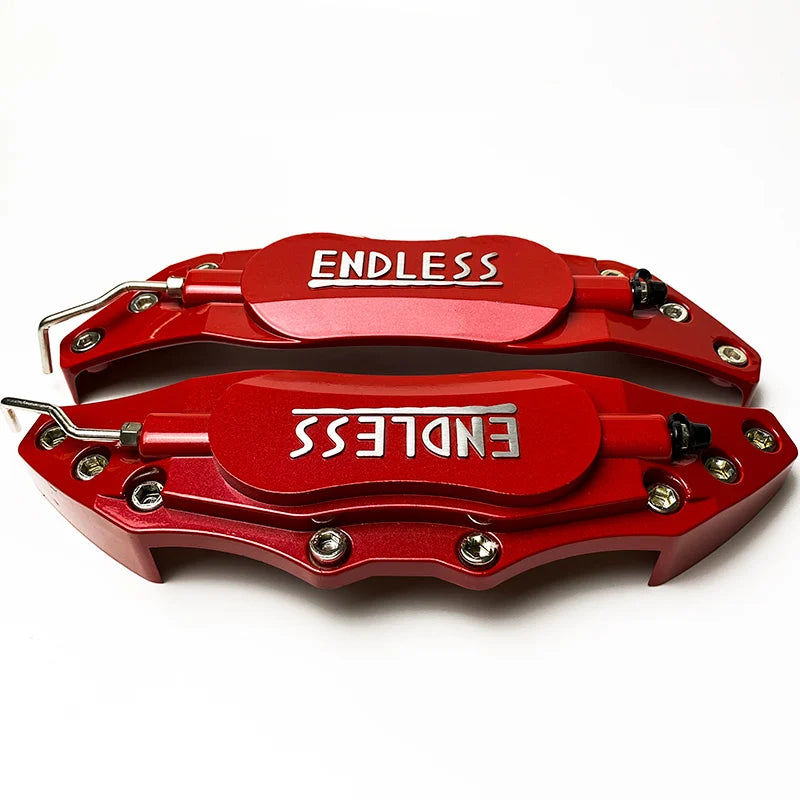 4PCS/2Pcs ENDLESS Aluminum Brake Caliper Covers Front Rear Blue Red Yellow Universal Caliper Cover Kit Decoration Car Styling