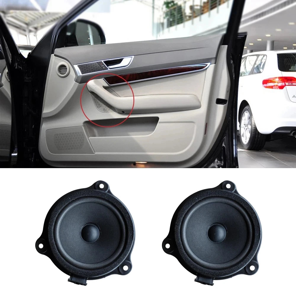 Front Door Midrange Speaker For Audi A6 A5 A4L A6L 2005-2011 Car Audio Upgrade Subwoofer and tweeter Stereo Sound Full suit