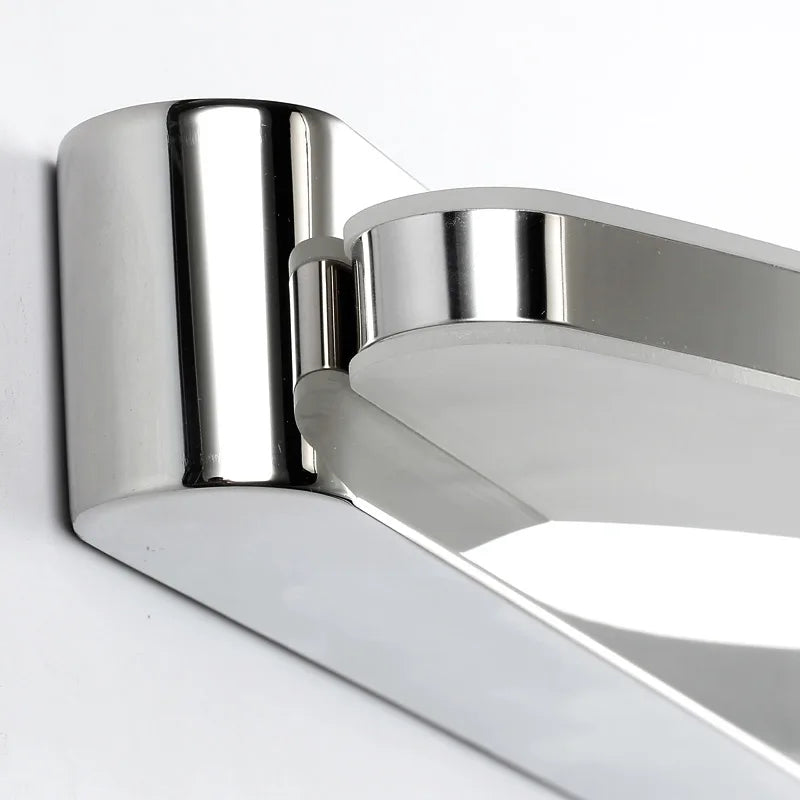 Modern 12W / 20W Led Bathroom Mirror Light Acrylic Lampshade Wall Lamp Stainless Steel Sconce Home Lighting 170-240V