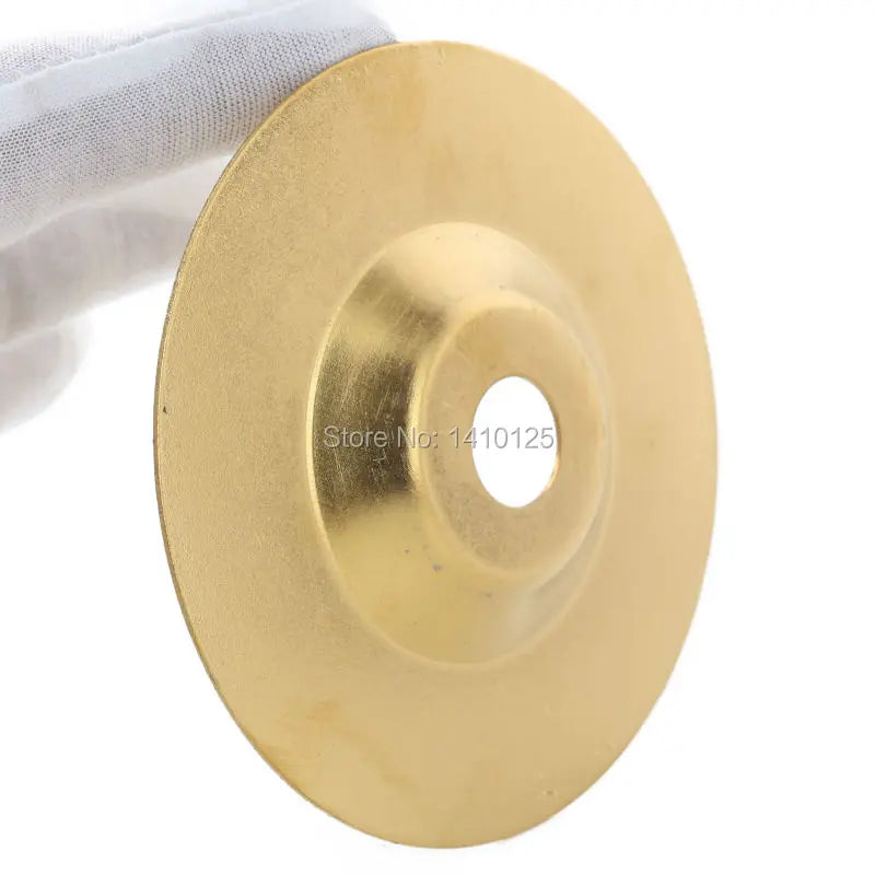 4" inch 100mm Diamond Coated TITANIUM Grinding Disc Wheel Convex Threading Angle Grinder Arbor Hole 16 mm 5/8" for Glass Stone
