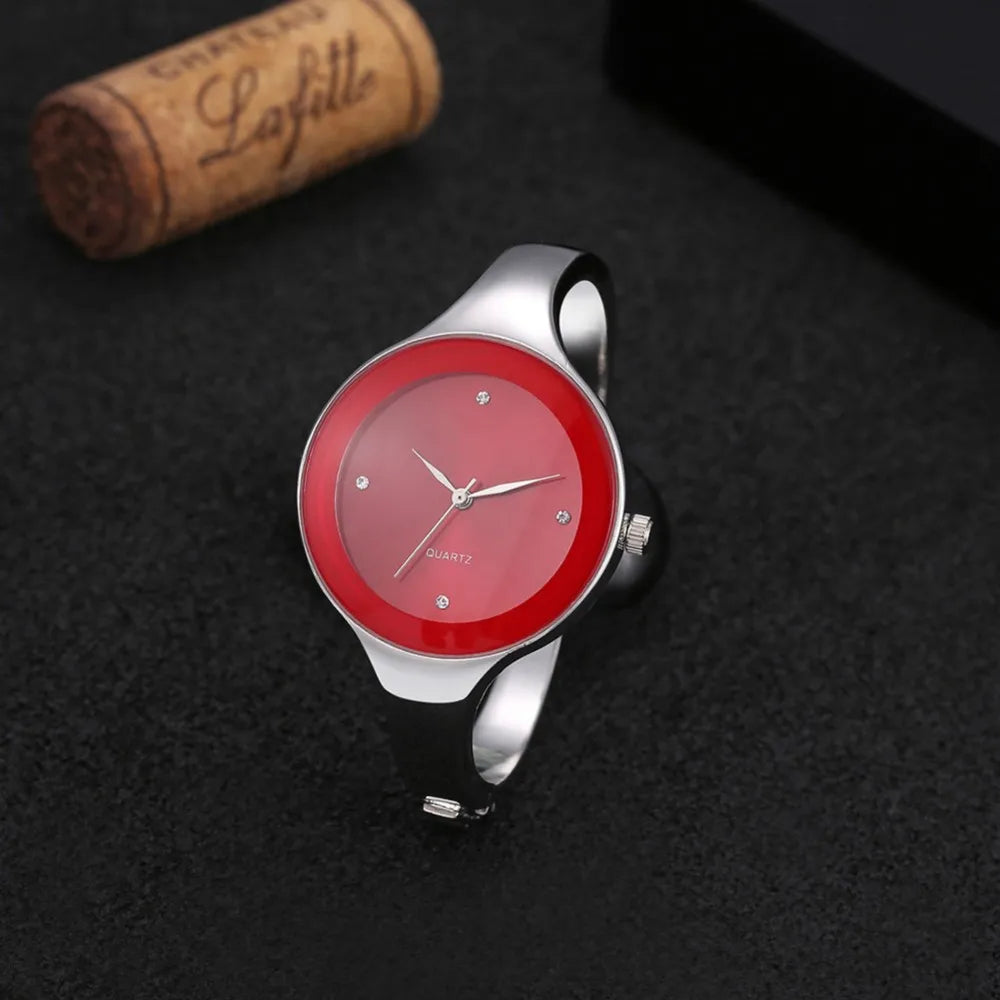 Women Bracelet Watches Fashion Feminino Relogio Wristwatches Stainless Steel Ladies Luxury Crystal Clock Reloj Mujer