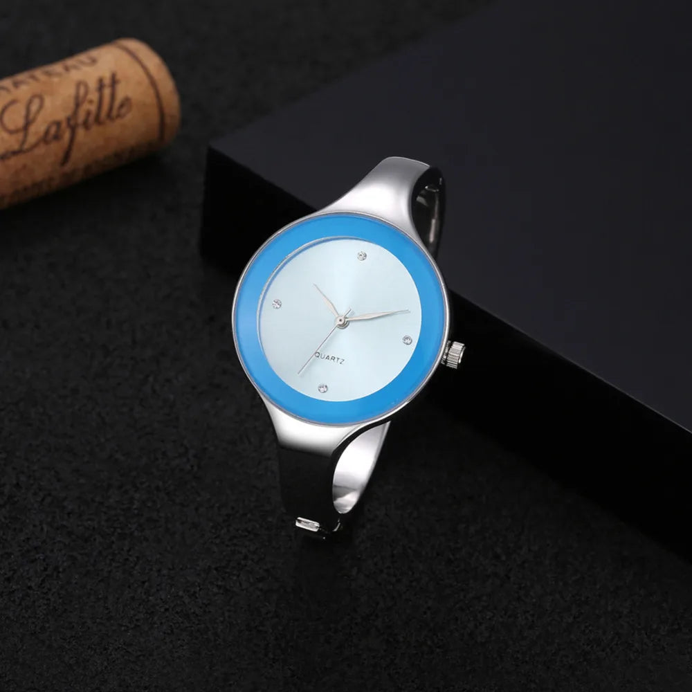 Women Luxury Watch Brand Style Stainless Steel Bangle Watches Quartz Simple Casual Relojes Female Saati Rhinestone WristWatch