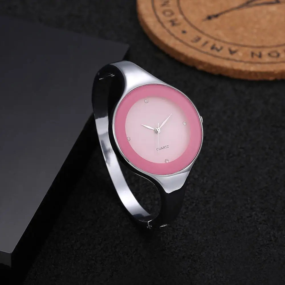 Women Luxury Watch Brand Style Stainless Steel Bangle Watches Quartz Simple Casual Relojes Female Saati Rhinestone WristWatch