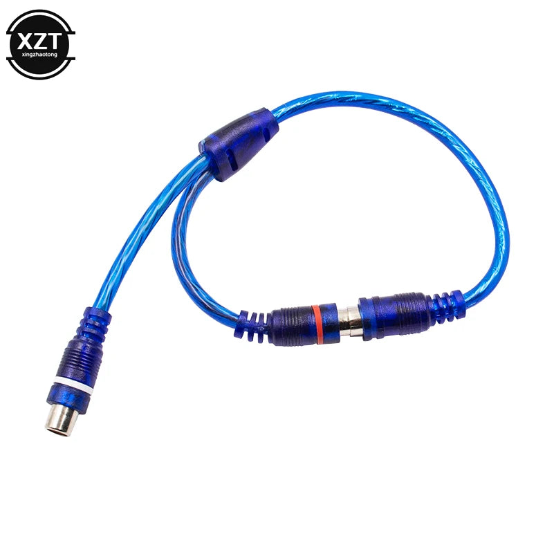 High Quality 25cm Audio 1 RCA male to 2 RCA female Y Splitter Cable Converter Cord Adapter extension Cable For Car MP3 Phone