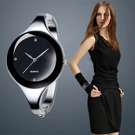 Women Luxury Watch Brand Style Stainless Steel Bangle Watches Quartz Simple Casual Relojes Female Saati Rhinestone WristWatch