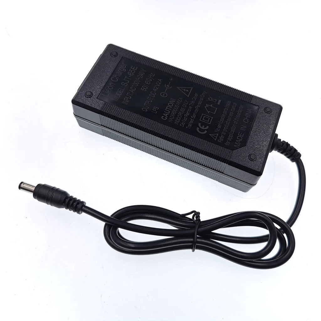 Chargeur de batterie 36V 2A Sortie 42V 2A Chargeur Entrée 100-240 VAC Chargeur Lithium Li-ion Li-polymère Pour batterie 36V 10S