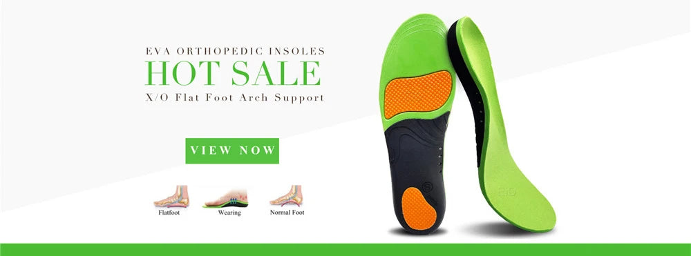 EiD New Arch Support 25mm Orthotic insole Black Leather orthotics Insoles for Flat Foot O/X Leg Corrected Shoe Sole insert pads