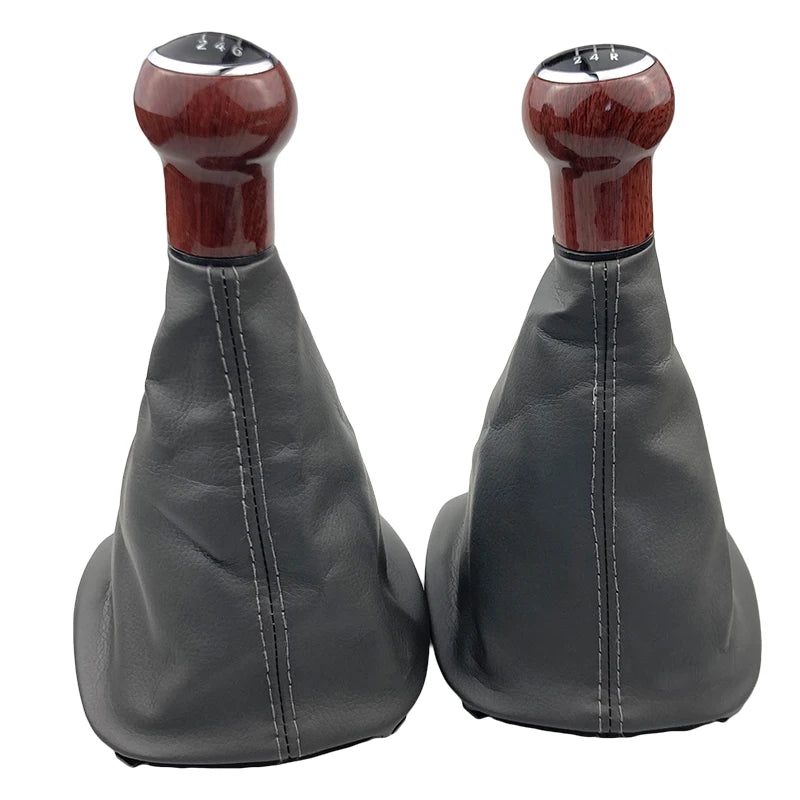 For VW Passat B5 b5.5 1997 1998 1999 2000 2001 2002 2003 2004 2005 Car-Styling 5/6 Speed Gear Shift Knob PU Leather Boot Case